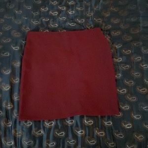 Burgundy Skirt
